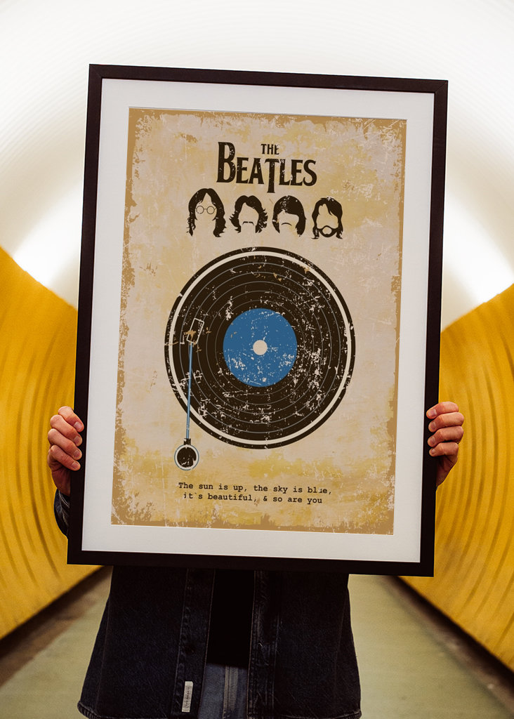 The Beatles vinyl record