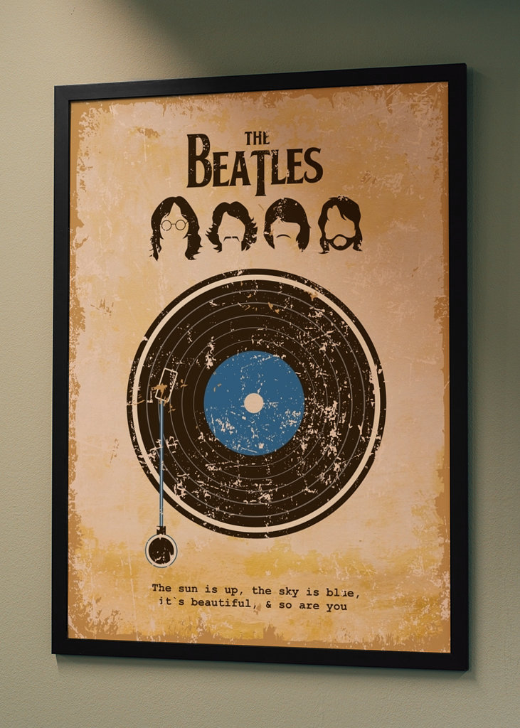 The Beatles vinyl record