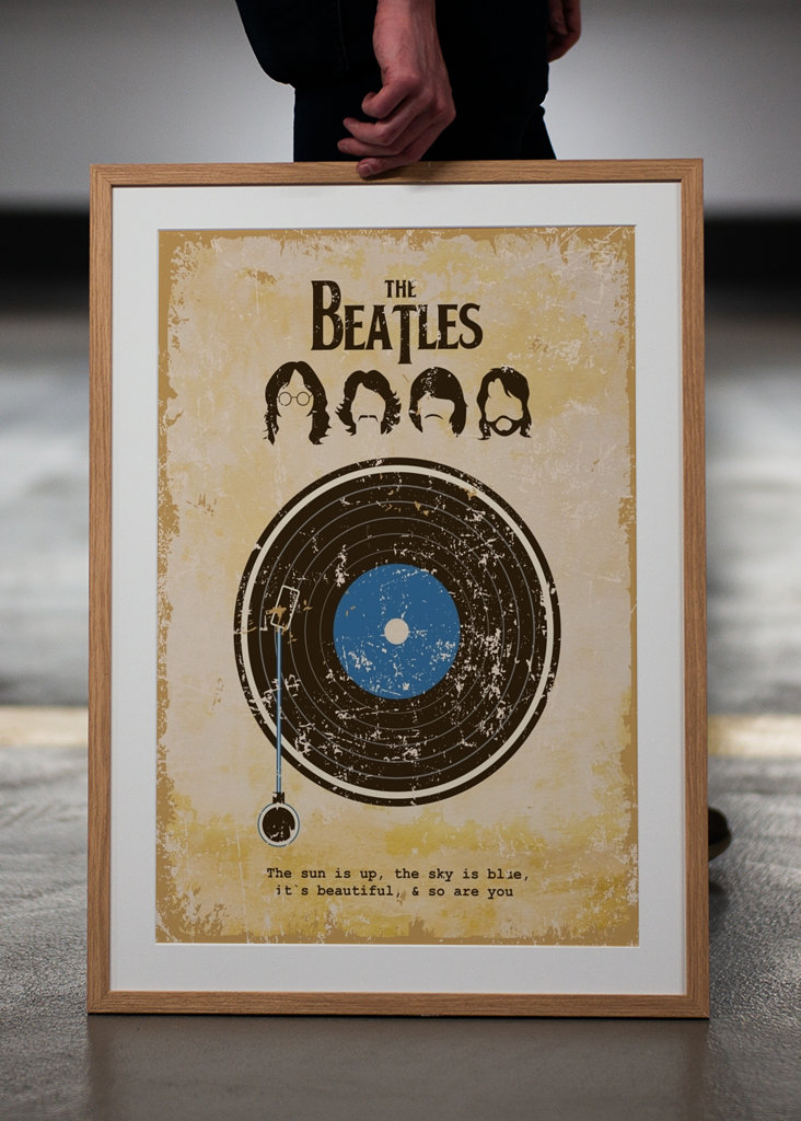 The Beatles vinyl record