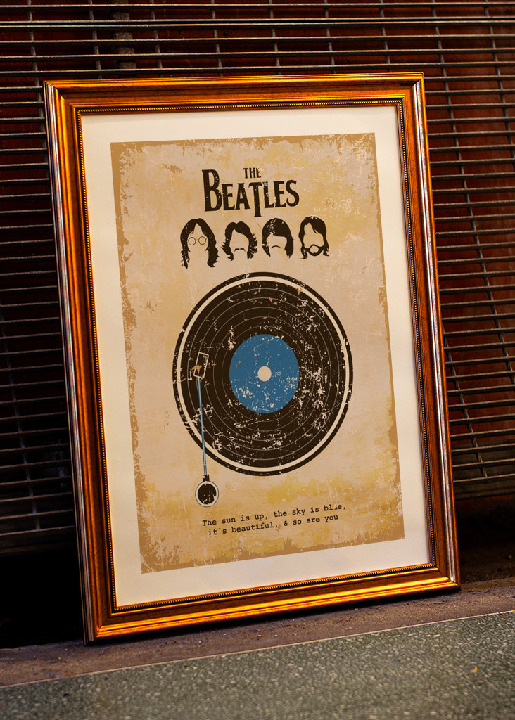 The Beatles vinyl record