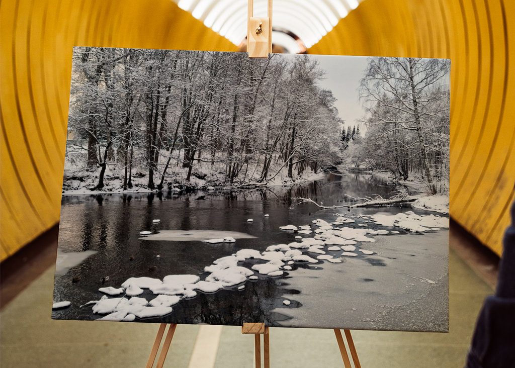  A cold winter's day in Sweden