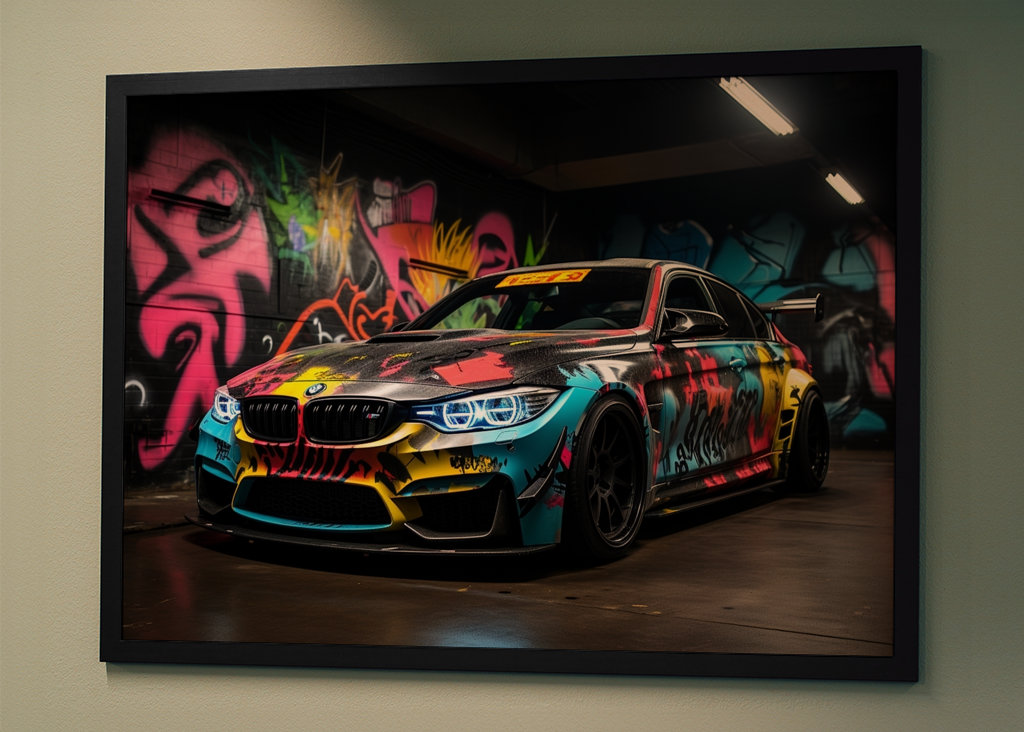 Bmw m3 graffiti style 