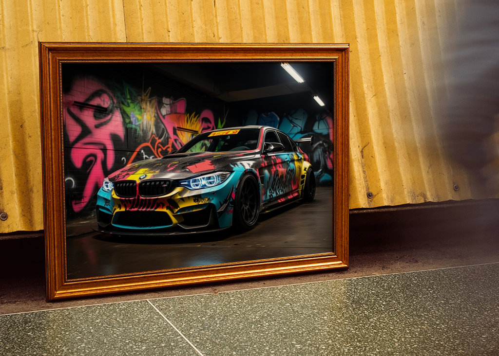 Bmw m3 graffiti style 