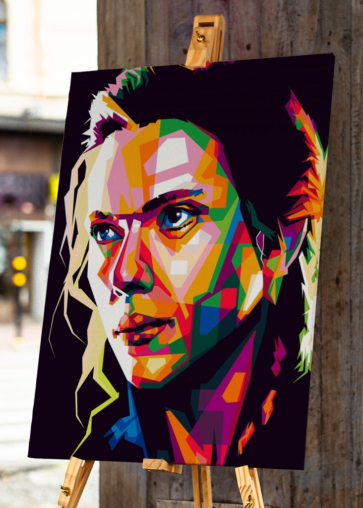 Scarlett Johansson Pop Art