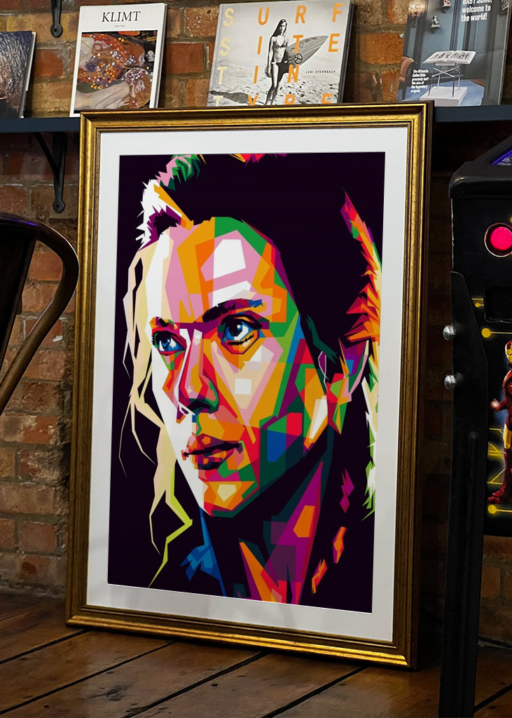 Scarlett Johansson Pop Art