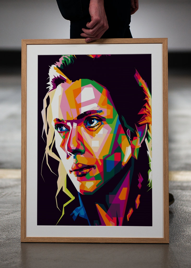 Scarlett Johansson Pop Art