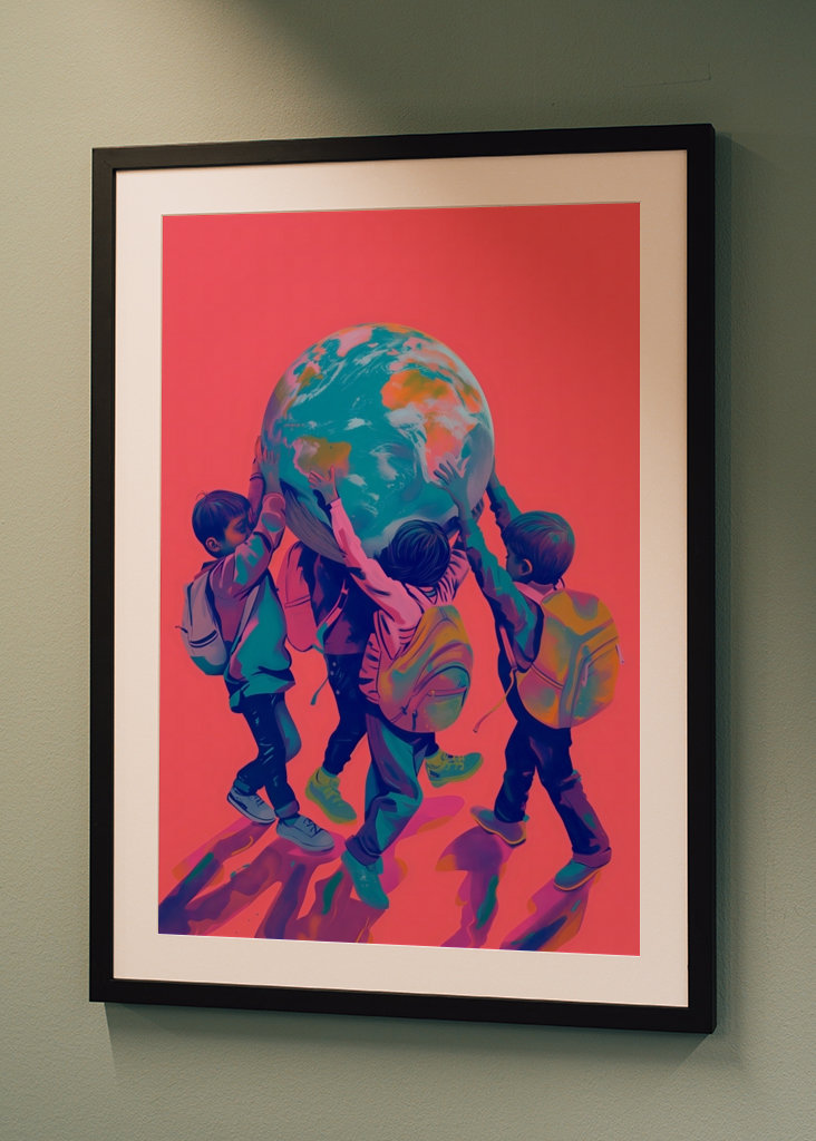 Lapset, jotka kantavat maata