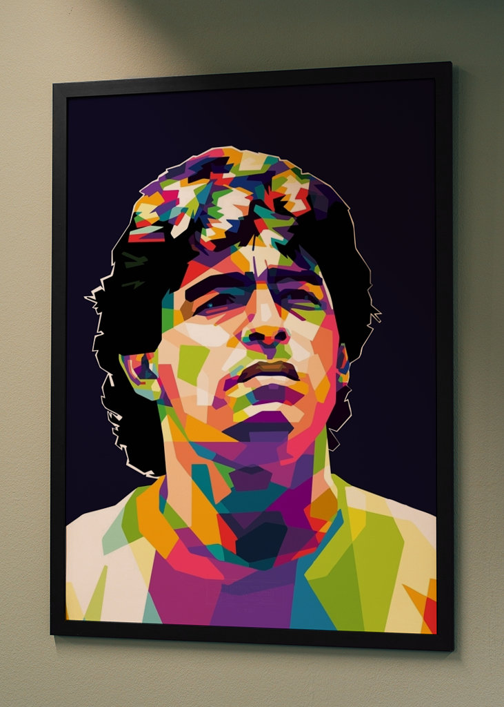 maradona wpap pop art