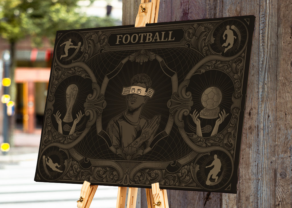 Firmino Cartoon Monochrome 