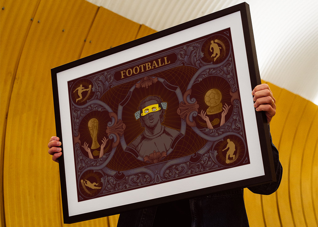 Ronaldinho Cartoon Football 