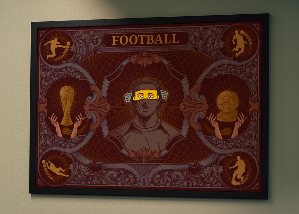 Ronaldinho Cartoon Football 