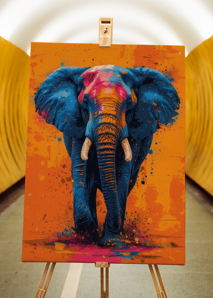 Elephant Pop Art