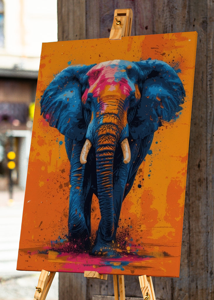 Elephant Pop Art