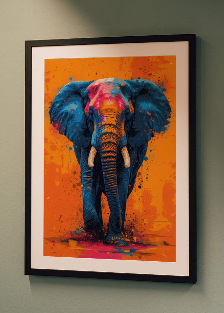 Elephant Pop Art