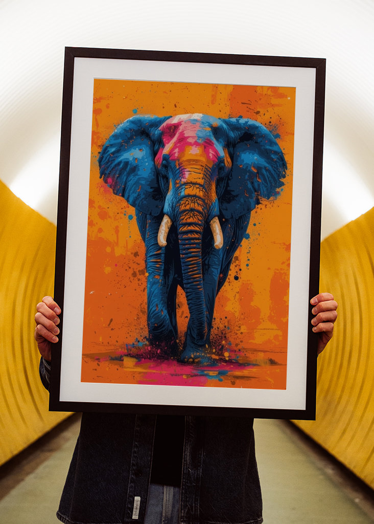 Elephant Pop Art