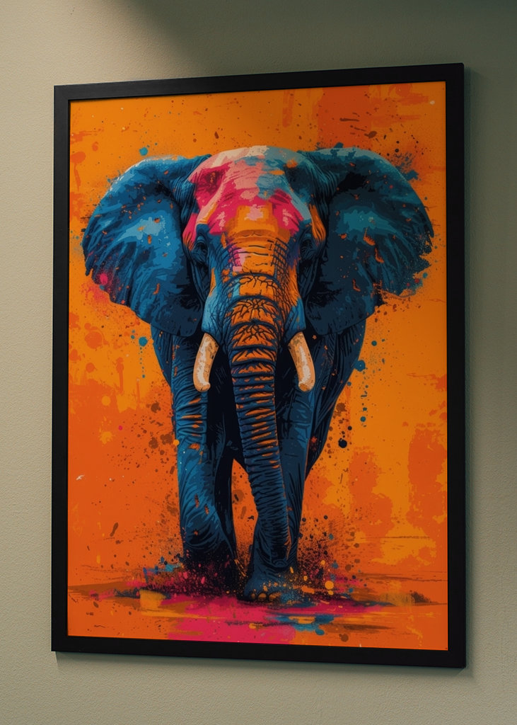 Elephant Pop Art
