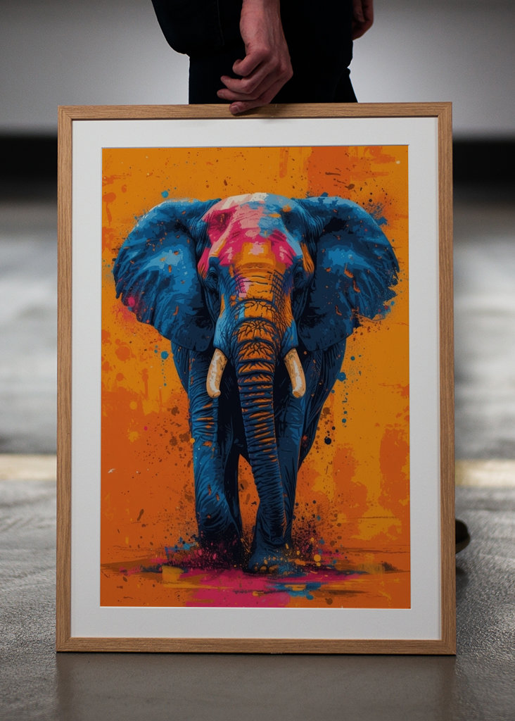 Elephant Pop Art