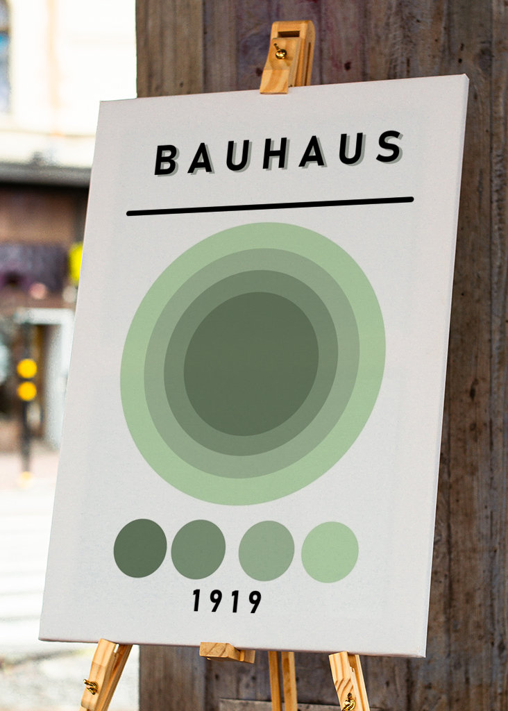 Bauhaus Monstera Circles