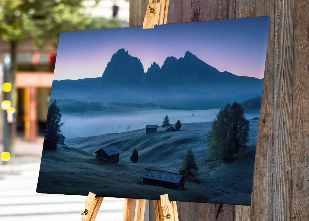 Seiser Alm før solopgang