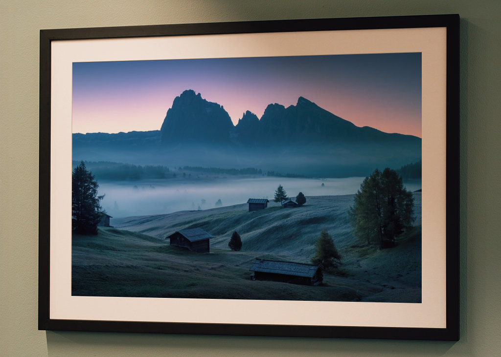 Seiser Alm før solopgang