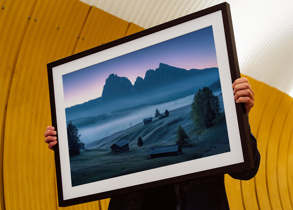 Seiser Alm før solopgang