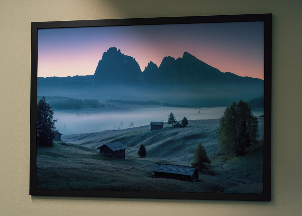 Seiser Alm før solopgang