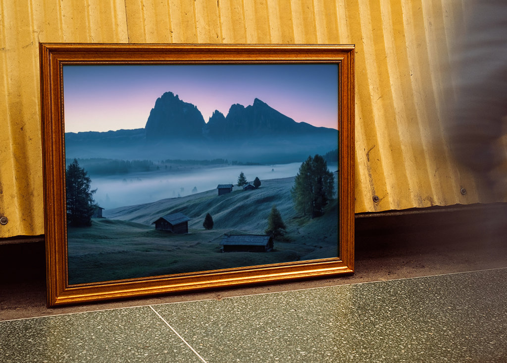 Seiser Alm før solopgang