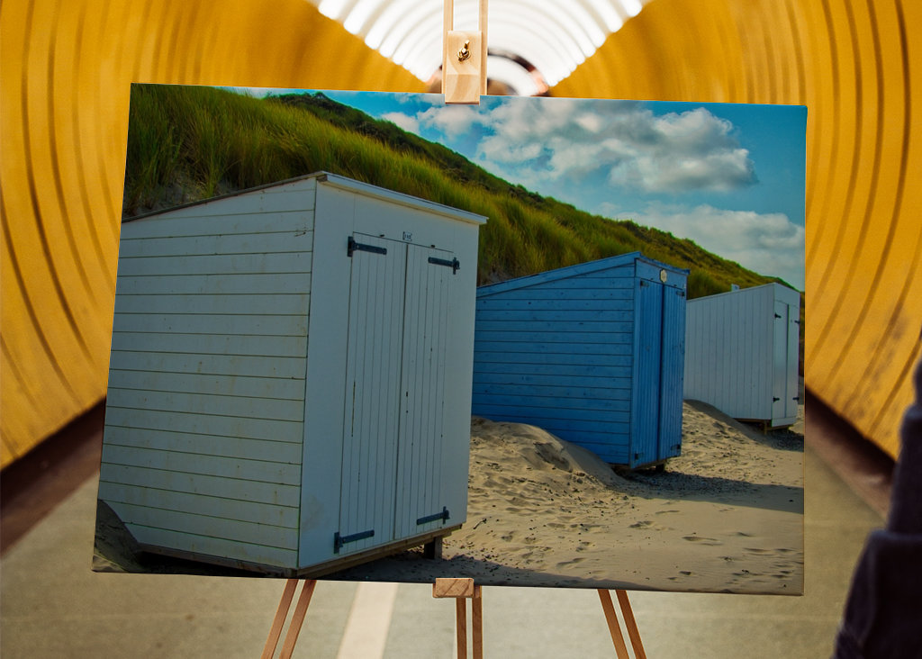 Strandhus i Holland