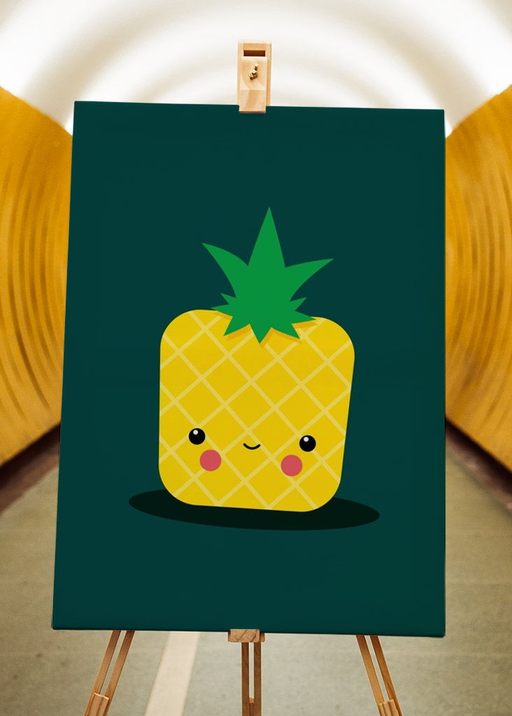 Kawaii Pineapple for Children