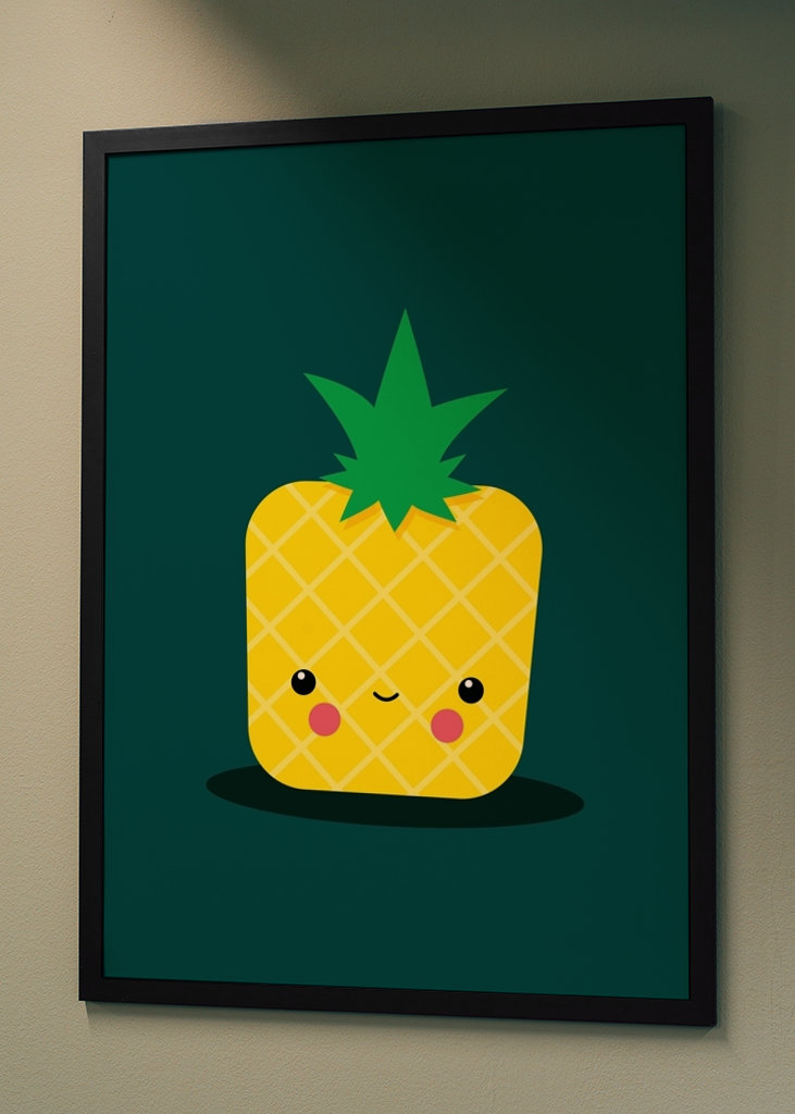 Kawaii Pineapple for Children