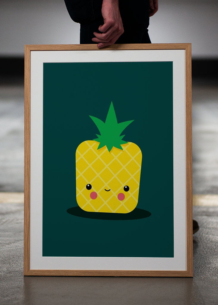 Kawaii Pineapple for Children