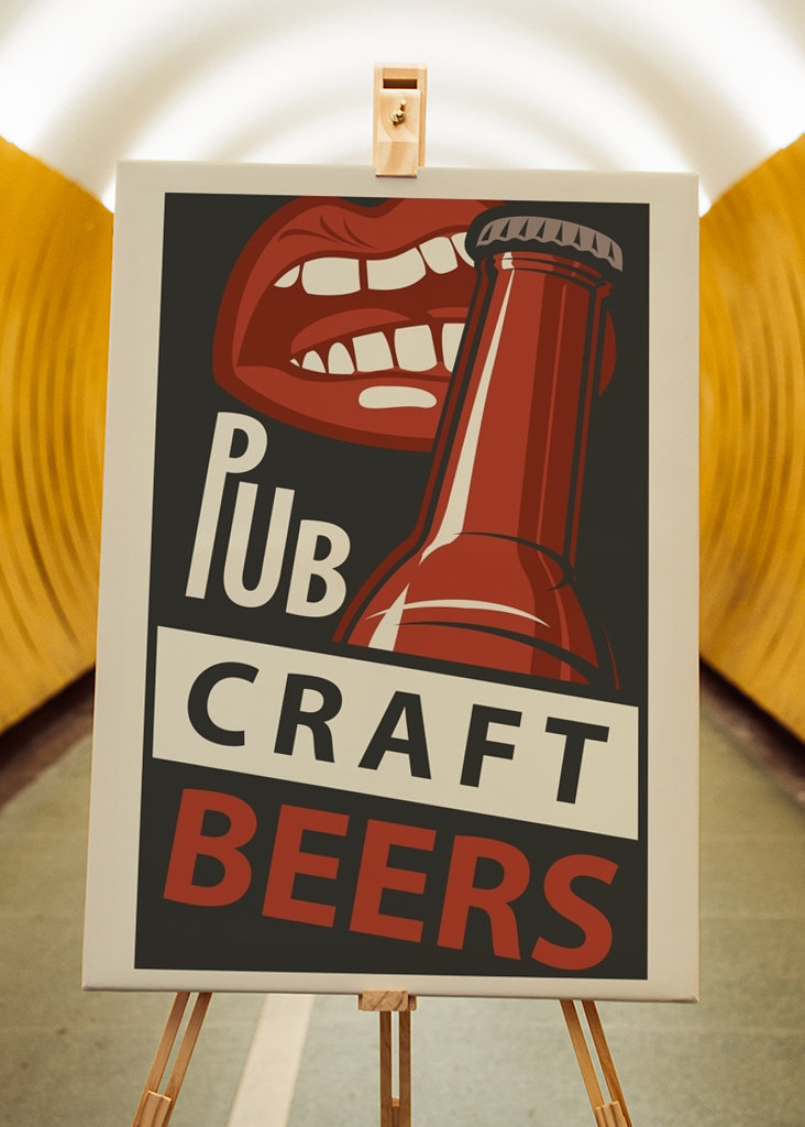 Bière artisanale de pub