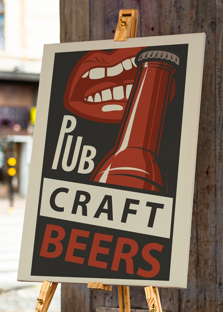 Bière artisanale de pub