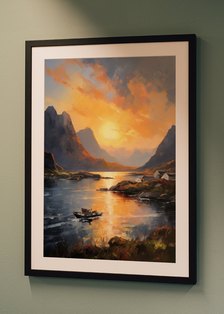 Midnight Sun in Lofoten