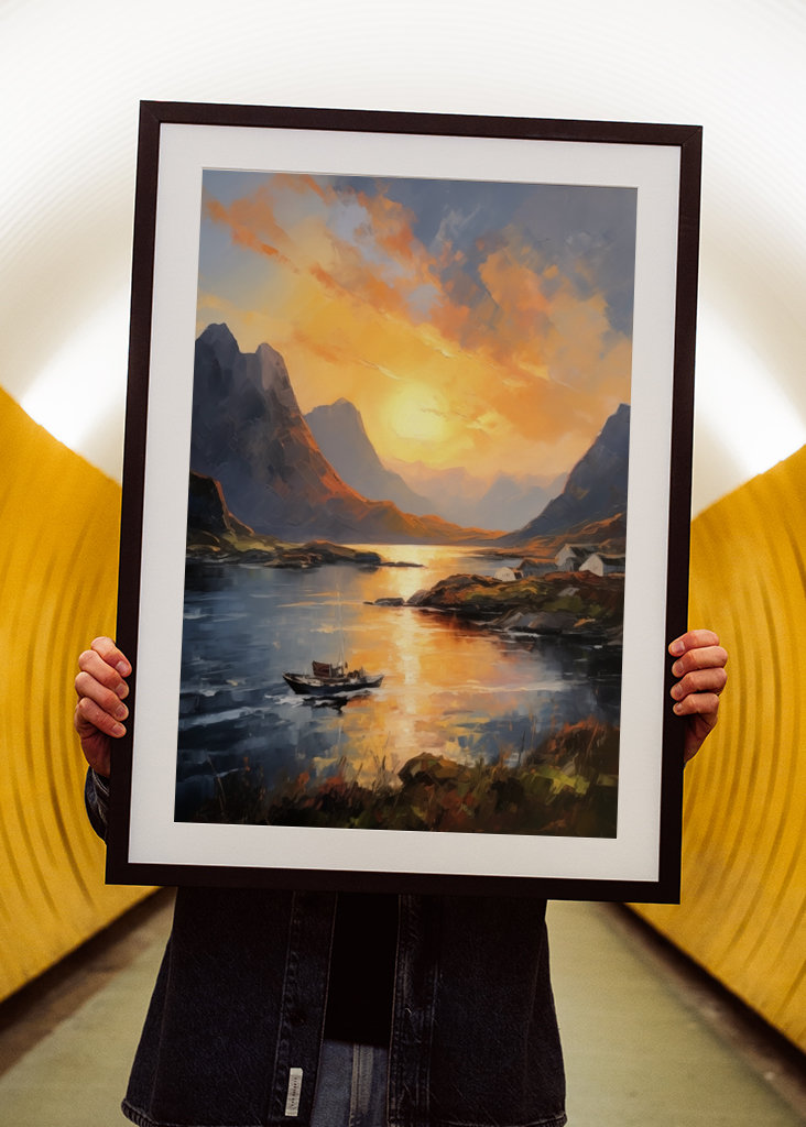 Midnight Sun in Lofoten