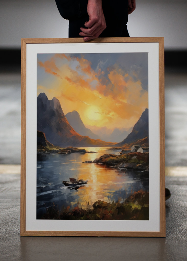 Midnight Sun in Lofoten