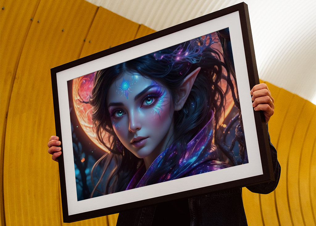 Lesní elf na krvavém měsíci