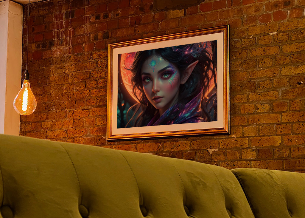 Lesní elf na krvavém měsíci