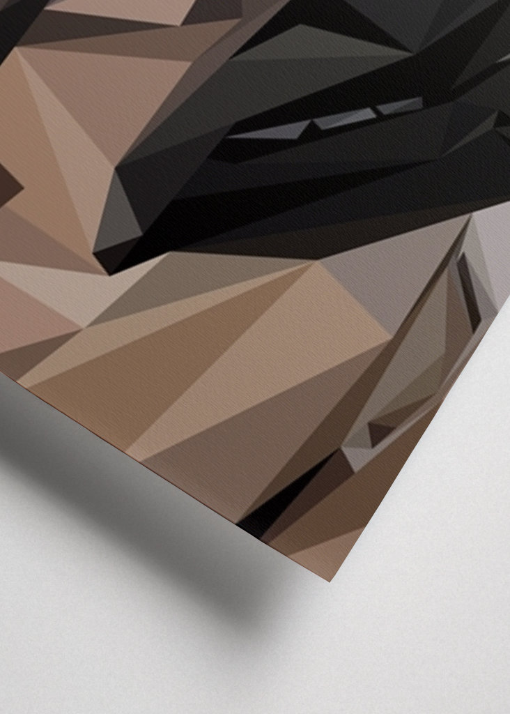 Abstract German Shepherd Dog