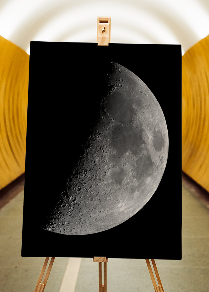 Dorůstající srpek měsíce