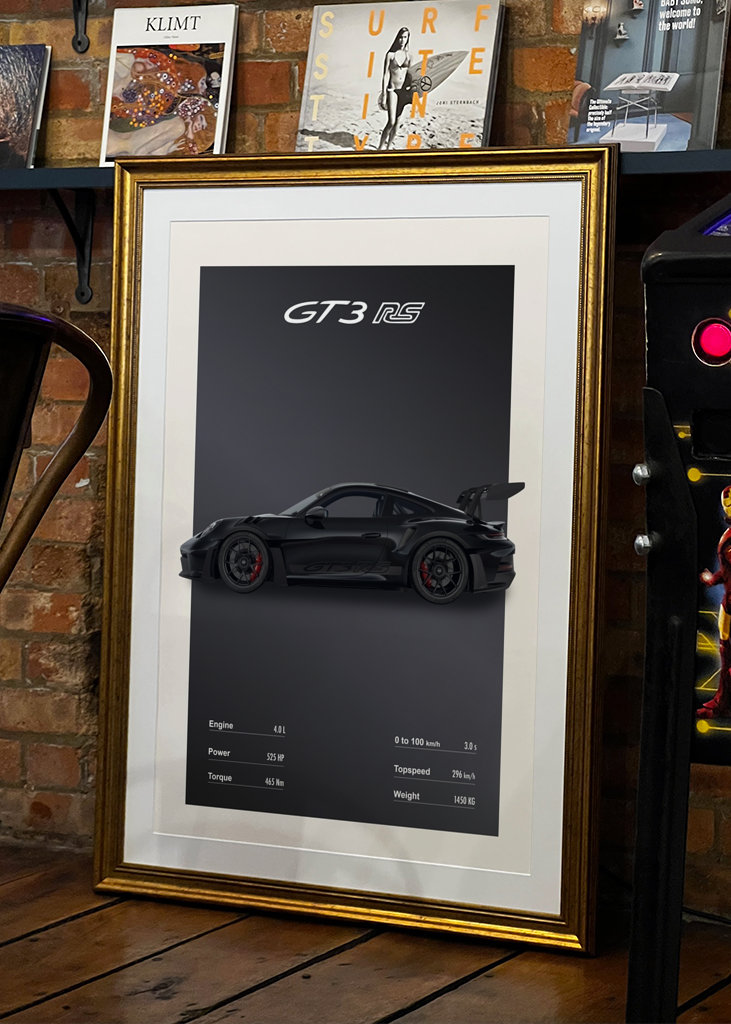 Black Porsche 911 GT3 RS