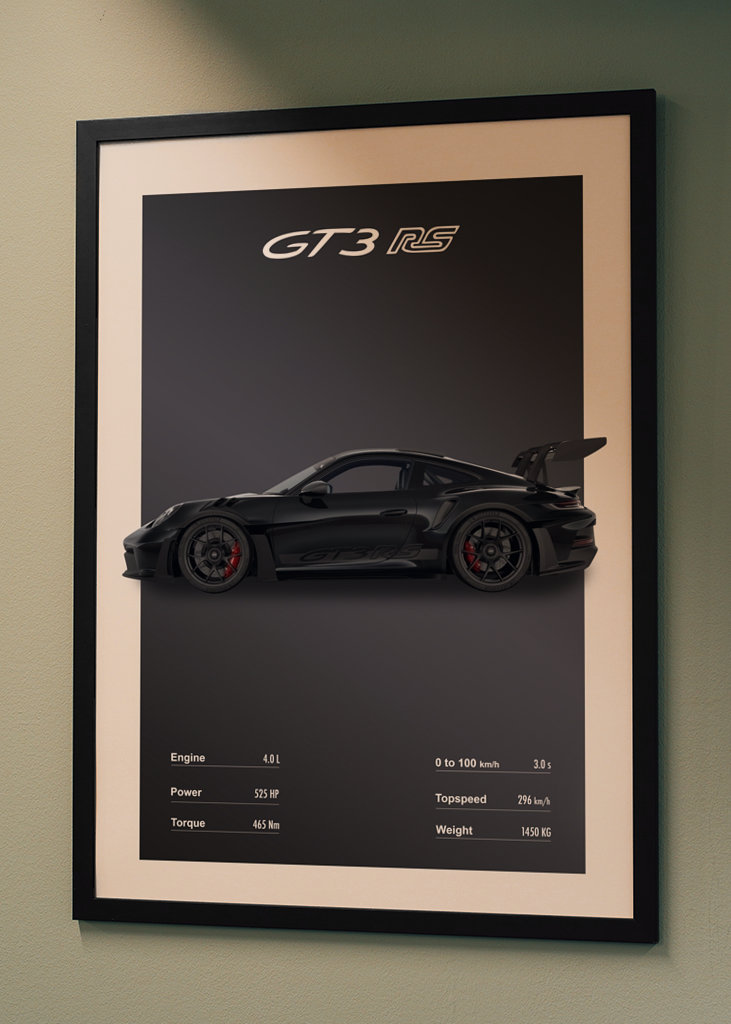 Black Porsche 911 GT3 RS