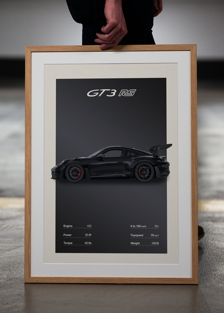 Black Porsche 911 GT3 RS