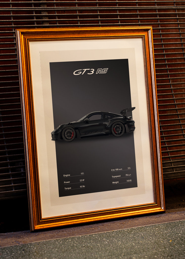 Black Porsche 911 GT3 RS