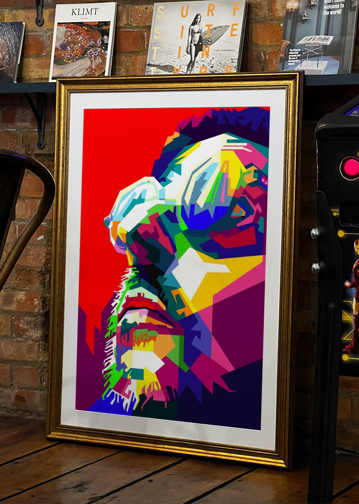 Léon Der Profi Kunst WPAP
