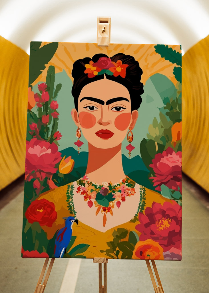 Frida Kahlo illustreert Bloemen