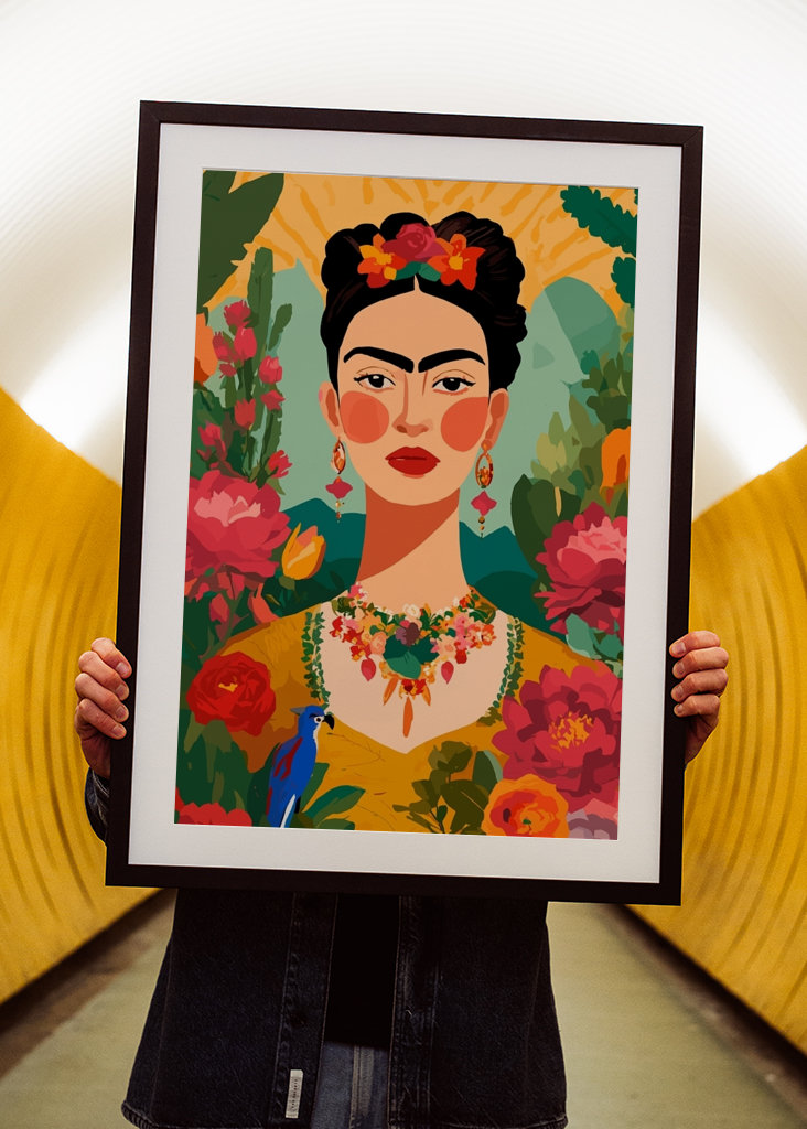 Frida Kahlo illustreert Bloemen