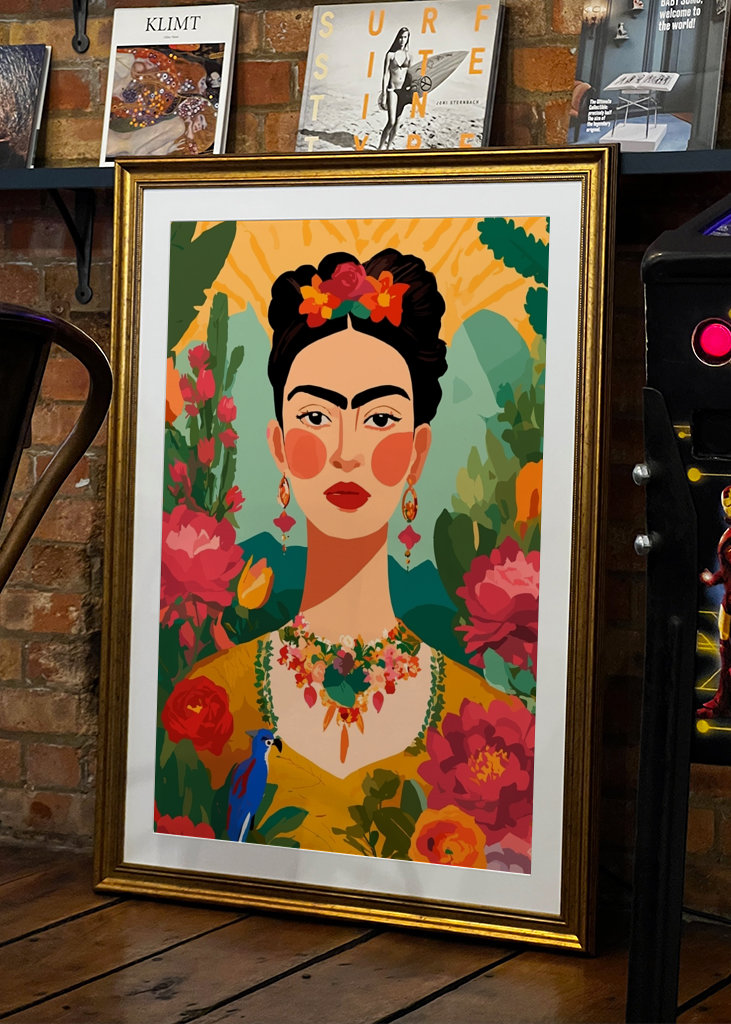 Frida Kahlo illustreert Bloemen