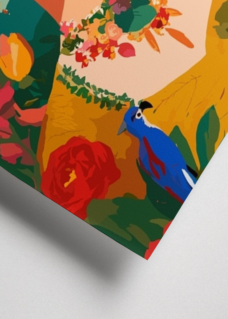 Frida Kahlo illustreert Bloemen