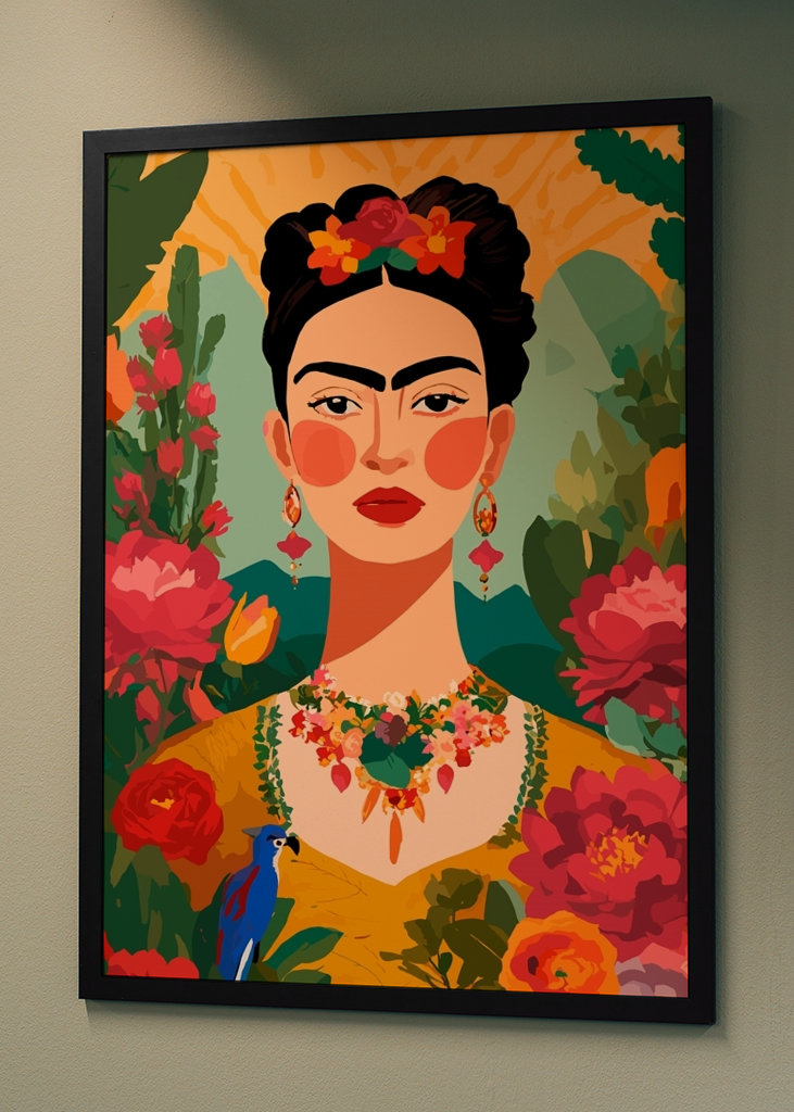 Frida Kahlo illustreert Bloemen